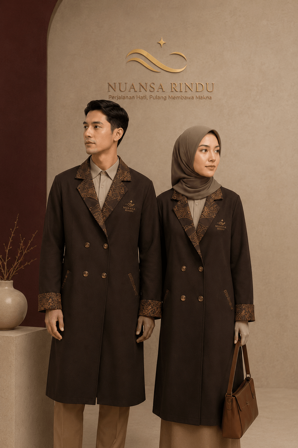 The Signature Mahogany Overcoat