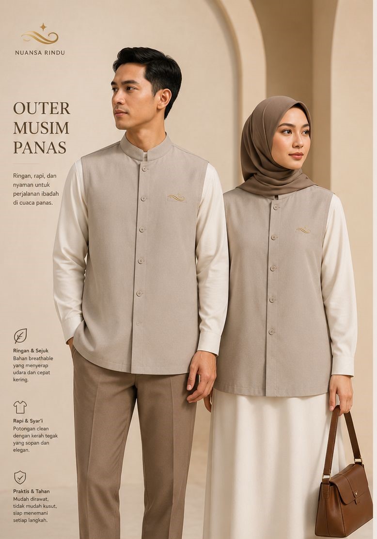 The Summer Oasis Vest (Outer Musim Panas)